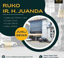 Disewakan Ruko Ir H Juanda Kota Pontianak