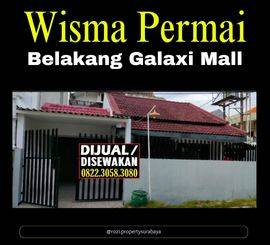 Rumah Wisma Permai Belakang Galaxi Mall GM Dkt Mulyosari Sutorejo Unair ITS Rumah Pojok