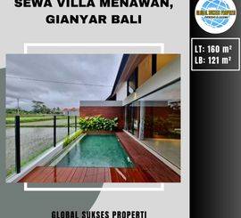 Sewa Villa Elegan View Gunung Furnished Dekat River Adventure Bali