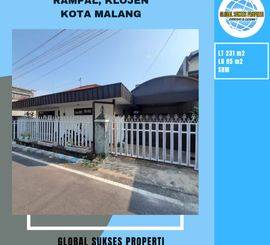 Rumah Luas Super Strategis Siap Huni di Klojen Malang