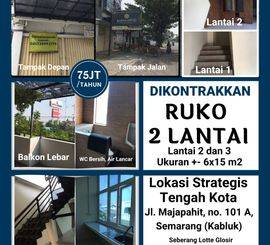 Ruko 2 Lantai di Jl. Majapahit, No. 101 A, Semarang (Seberang Lotte Glosir)