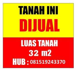 JUAL TANAH DEKAT TAMAN ASTER CIBITUNG BEKASI