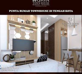 Rumah Townhouse 3 Lantai Design Bali Pinggir Jalan Kemang Bangka