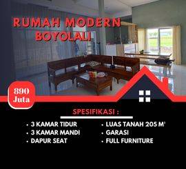 JUAL RUMAH MODERN LINGKUNGAN NYAMAN ASRI BOYOLALI