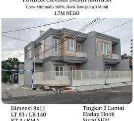 Rumah Gress Pondok Tjandra Indah Mangga Dkt Bandara Juanda Griya Mapan Sentosa