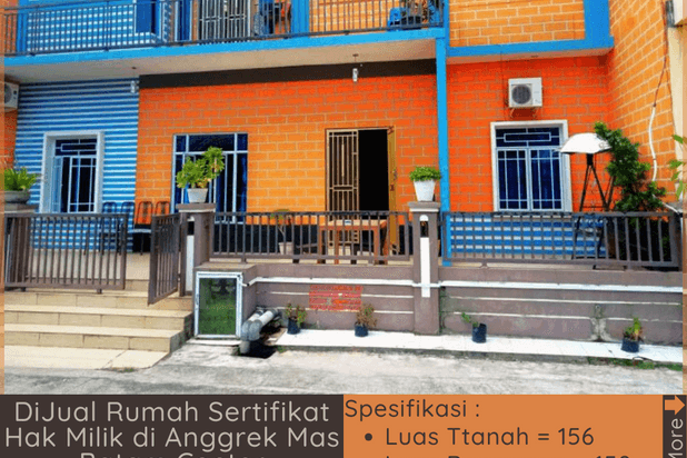 DiJual Rumah Sertifikat Hak Milik di Anggrek Mas Batam Center
