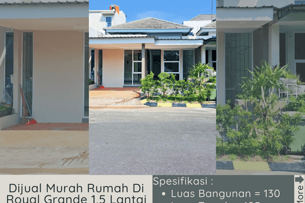 Dijual Murah Rumah Di Royal Grande 1,5 Lantai