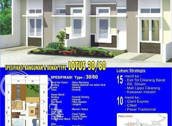 Permata Serang Baru Rumah Subsidi Bagus Lokasi dekat Tempat Kerja