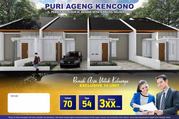 Gratis Ajb Bn Rumah Murah di Tembung Pancing Medan