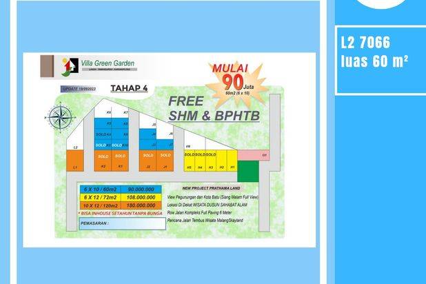 PROMO TANAH KAVLING HARGA BAGUS DI KARANGPLOSO KABUPATEN MALANG.