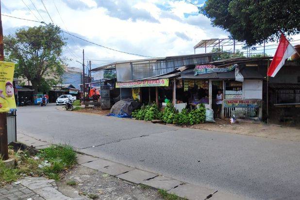 Tanah SHM Tepi Jalan Area Beji Depok 7 Menit Pasar Kemiri
