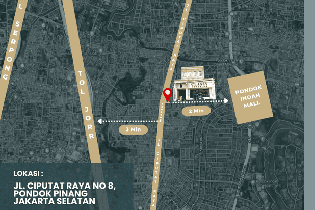 Ruko Mewah High Traffic Pondok Pinang Kebayoran Lama Jarang Ada Limited dekat Pondok Indah Lebak Bulus Fatmawati