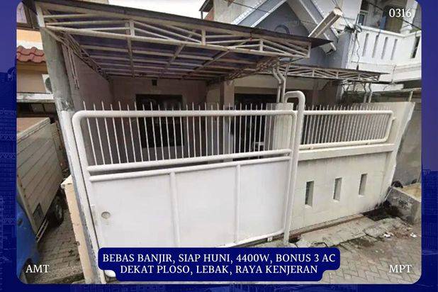 Dijual Rumah Karang Empat Ploso Surabaya 1.1M Bebas Banjir Siap Huni