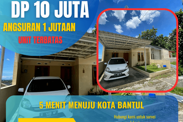 PROMO RUMAH JOGJA, MILIKI DENGAN DP 10 JUTA AJA