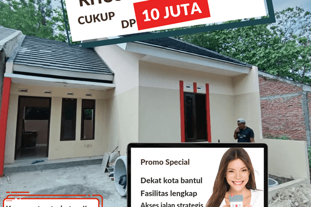 RUMAH JOGJA UNIT STRATEGIS DEKAT KOTA BANTUL DP 10 JUTA