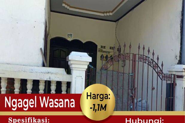 DIJUAL RUMAH KOST WILAYAH NGAGEL WASANA SURABAYA TIMUR