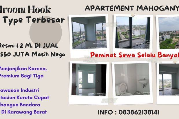 Diskon 50% Apartment Mahogany