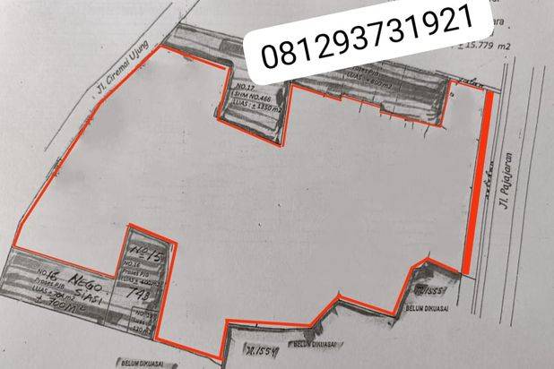 Prime Area Komersial Hadap Jl. Raya Pajajaran
