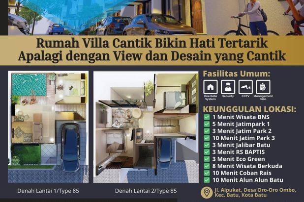 hunian kosep villa di kota batu