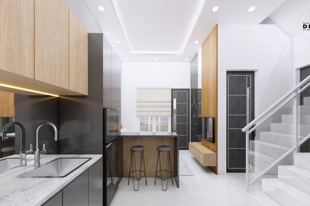rumah hunian desain villa