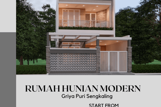 rumah hunian desain villa