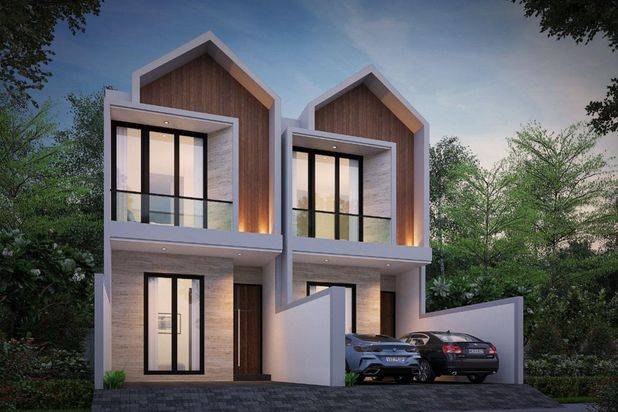 Rumah Sutorejo Utara New, Model Scandinavian