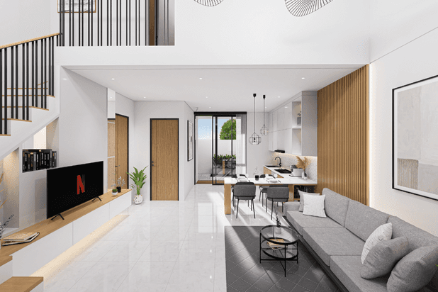 Rumah Mewah 2 lantai di Batam Center