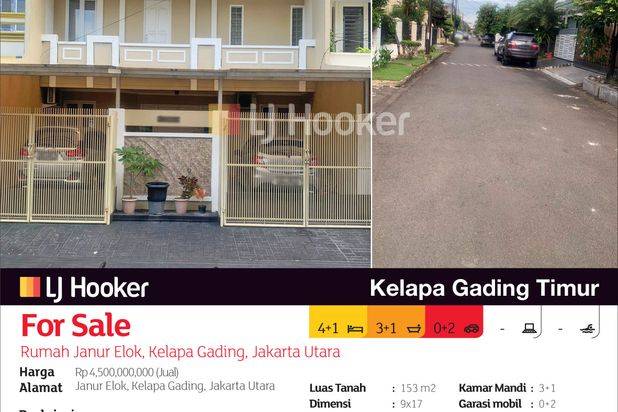 Rumah Janur Elok, Kelapa Gading, Jakarta Utara