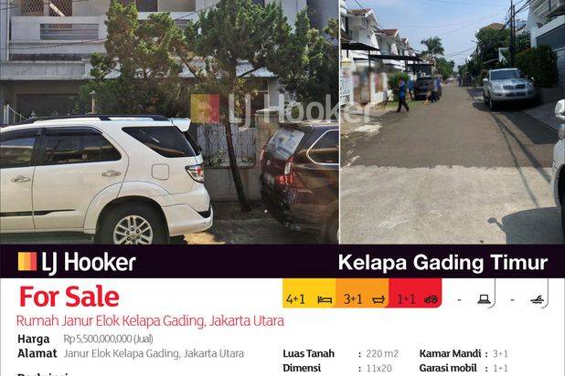 Rumah Janur Elok Kelapa Gading, Jakarta Utara