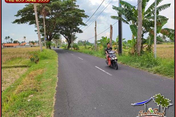 10 Are Akses Jalan Hotmix Tanah Sawah area Pererenan Canggu