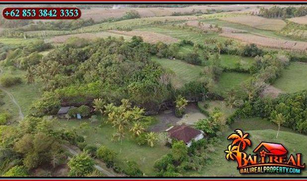 Tanah dengan Villa Dijual Murah 28 Are di Selemadeg Timur