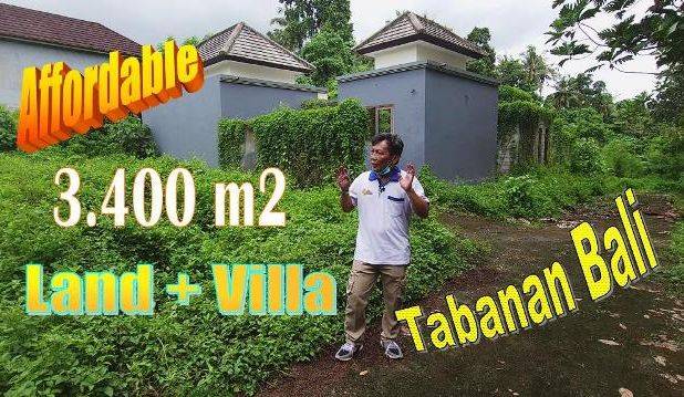 View Hutan Tepi Sungai 3,400 m2 di Tabanan area Sudimara
