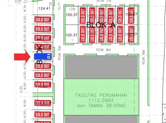 dijual rumah 2 lantai grand mansion pasir putih harga perdana