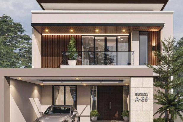 dijual rumah beverly park full furnish dkt purimas orchard park kda