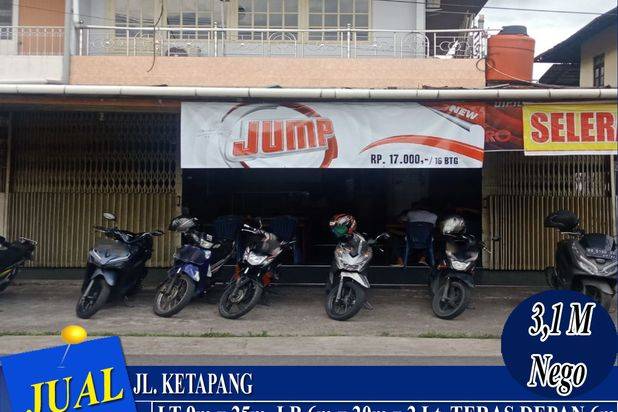 Ruko Usaha Jl. Ketapang, Pontianak, Kalimantan Barat