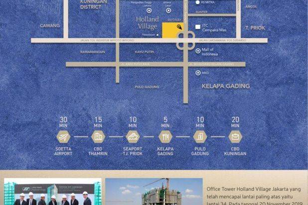Office Tower Holland Village Siap Pakai MD949
