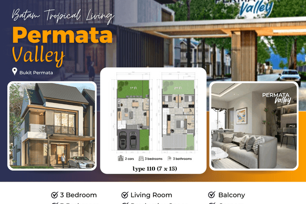 Rumah Dijual Di Bukit Permata Cluster Permata Valley Harga Mulai 1.2 M