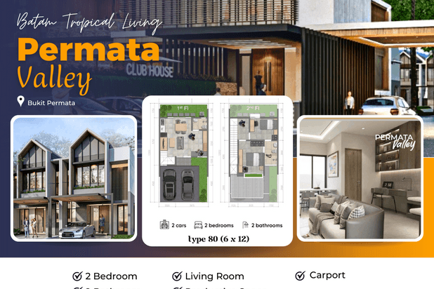 Rumah Dijual Di Bukit Permata Cluster Permata Valley Harga Mulai 1.2 M
