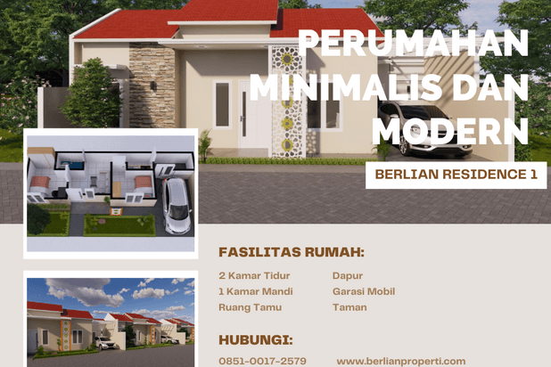 perumahan baru dengan konsep minimalis dan modern