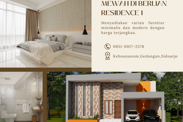 perumahan minimalis dan mewah dengan lokasi yang strategis