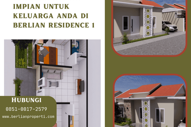perumahan modern dan minimalis dengan kawasan bebas banjir