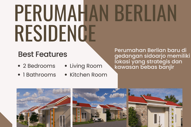 rumah siap huni di gedangan sidoarjo memiliki lokasi yang strategis dan kawasan ramai
