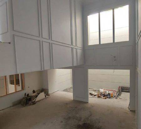 American Style Modern House Citraland Utama Row Lebar, Rumah Berpagar
