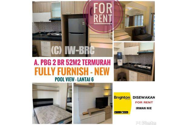 Puncak PBG Tower B For Rent* lantai 6 Full Furnish Lux