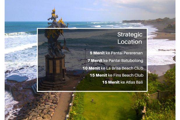 Villa baru 3 Lantai Free Furnish dan Pool Lokasi dekat canggu bali