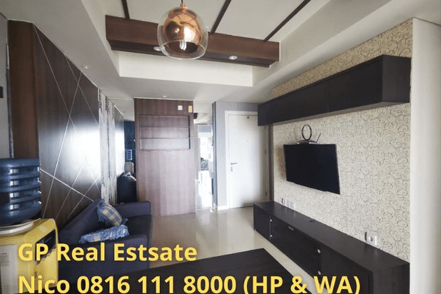 n920 Apartemen Metro Park Residence lantai tinggi Full furnish 2 Bed 1 Bath hadap timur Kedoya Puri Indah Jakbar