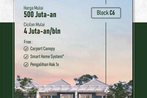 Rumah Luas Cicilan Hanya 4 jutaan Saja Harga mulai dari 500an juta