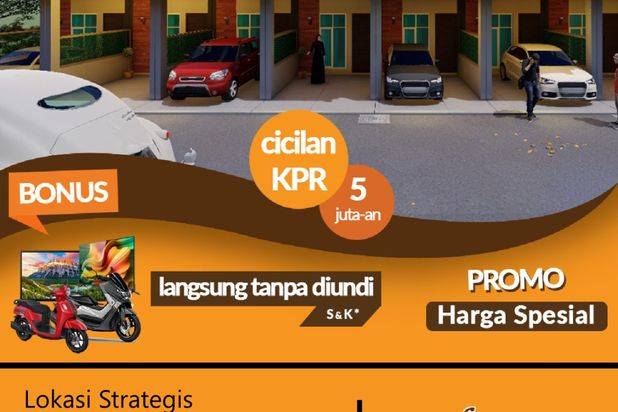 RUMAH MURAH BRAND NEW CLUSTER DE RUCI JAKARTA PUSAT SANGAT STRATEGIS