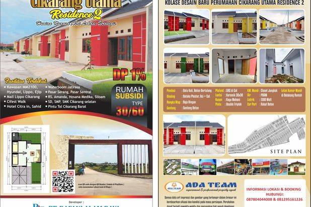 Cikarang Utama Residence2 Hunian Strategis Dekat Sarana Sekolahan