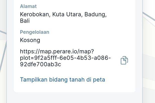 Dijual Sebidang Tanah Kosong Di Jln Utama Jl Tengah, Umalas, Kerobokan